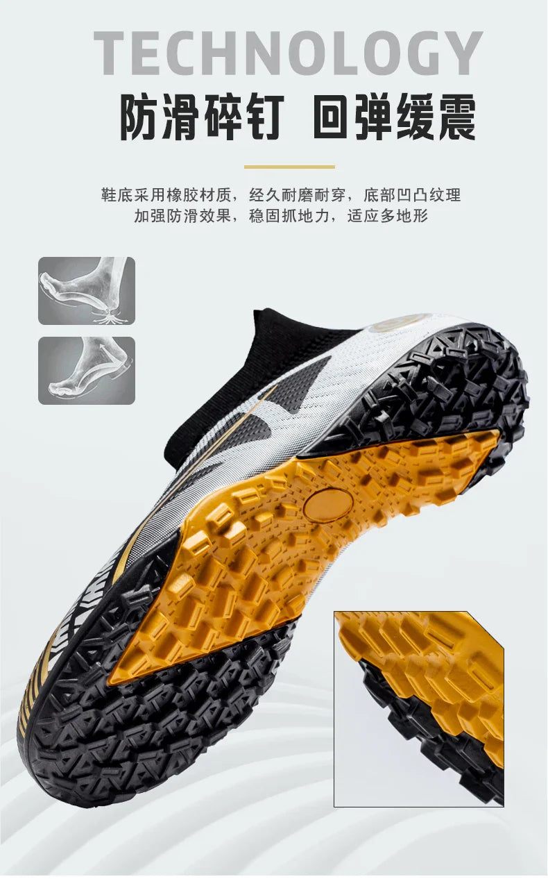 Professional Football Boots Men Soccer Shoes Society Football Cleats Ultralight Training Soccer Sneakers Men Outdoor Sports Shoe