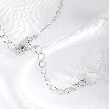 14-21CM Adjustable All Real Moissanite Bracelets for Women Girls Sparkling Chain Lab Diamond GRA Pure S925 Silver Jewelry