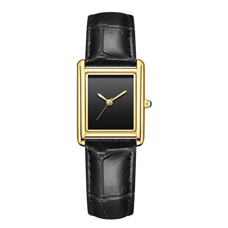 New Elegant Watches for Women and Men Fashion Leather Strap Waterproof Quartz Wristwatches Couple's Watches Gifts Drop Shipping