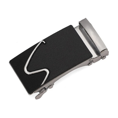 Automatic Buckle Belt Buckle Men's Belt Replacement Buckle Accessory for 3.2cm-3.5cm Width Automatic Belt