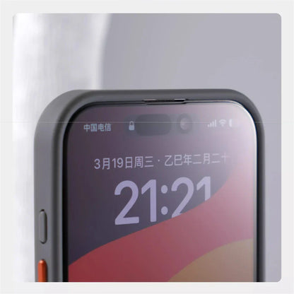 Luxury Matte Translucent Magnetic Case For iPhone 17 16 Pro Max 15 14 Plus 13 12 For Magsafe Wireless Charging Shockproof Cover