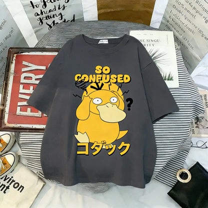 T Shirt Man Women 2026 Summer Y2k Short Sleeve Tee Top Streetwear Oversized Casual Parent-child Clothing