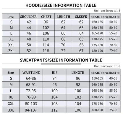 Men's Sets Hoodies+pants 2024 Spring Sport Suits Casual Sweatshirts Tracksuit Male Casual Sports Jacket Jogging Sportswear Suit