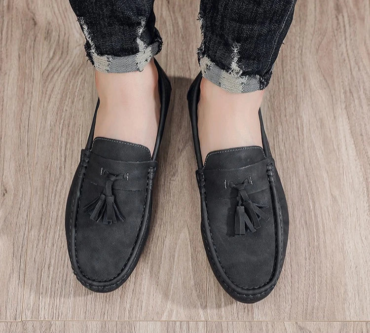 Outdoor Fashion Men's Casual Shoes Comfortable Male Loafers Non-slip Walking Sneakers Breathable Flats Driving Shoes Lazy Shoes