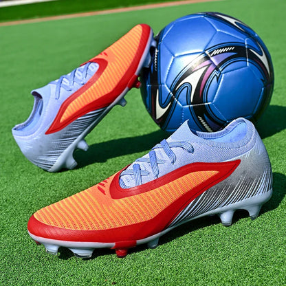 New Men's Football Boots Cleats Non-Slip Sneakers Training Soccer Shoes Top Quality FG Wholesale Drop Shipping Unisex Adult