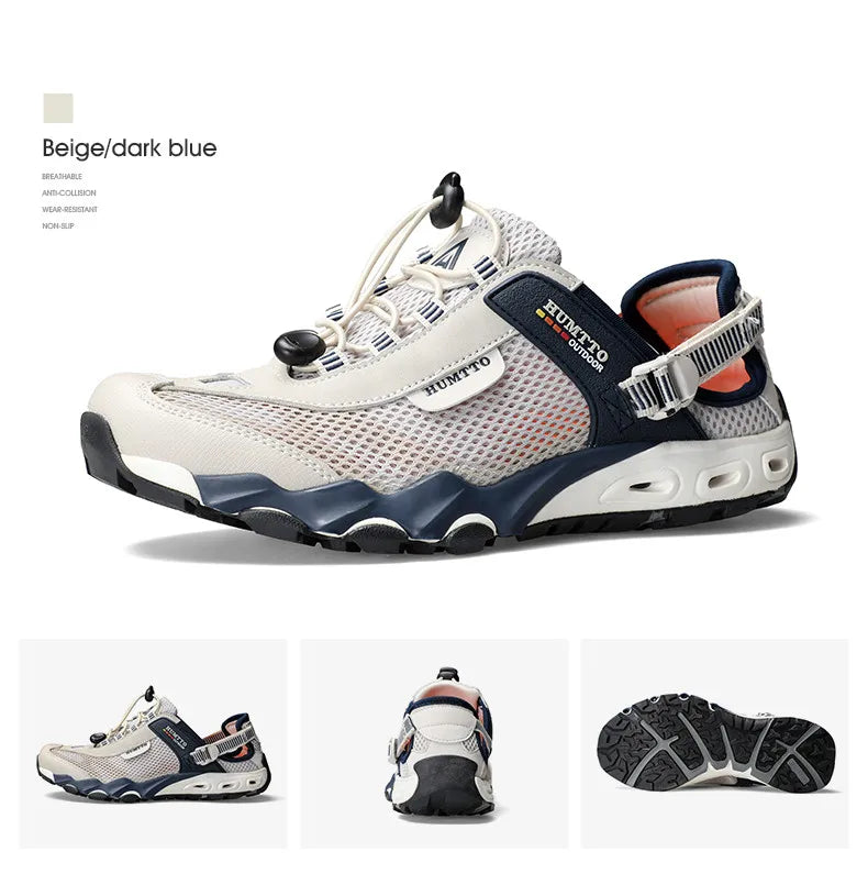 Summer Wading Hiking Shoes for Men Outdoor Man Sneakers Breathable Quick Drying Sports Trekking Beach Barefoot Mens Shoes