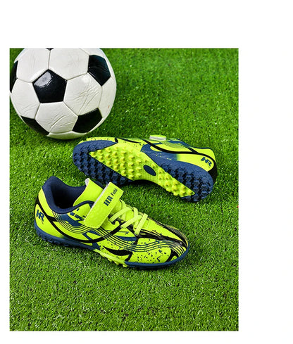 Soccer Shoes with Rubber Soles for Kids, Multicolor FG & TF Training Styles