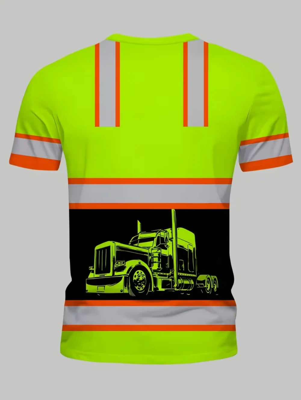 Men's 3D Printed New Secure Logo Color Blocking Design Short-Sleeved T-Shir Fashion Summer Daily Casual Work Wear Men's T-Shirts