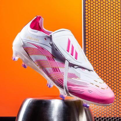 Trendy Colorblock Football Boots Wear Resistant Bottom Anti Slip Firm Studs Outdoor Sports Leisure Training Sneakers