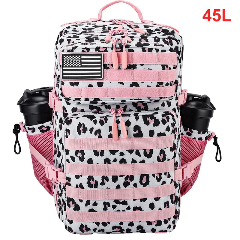 45L Tactical Backpack Men Outdoor Waterproof Sports Travel Gym Hiking Bug Out Bag Military Camping Hunting Survival Rucksack
