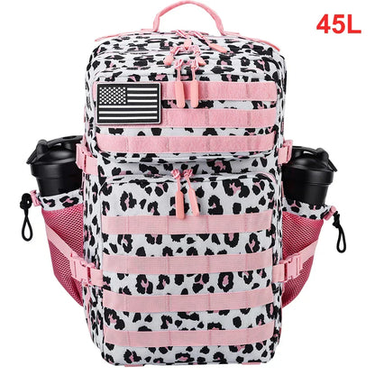 45L Tactical Backpack Men Outdoor Waterproof Sports Travel Gym Hiking Bug Out Bag Military Camping Hunting Survival Rucksack