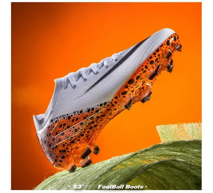 New Men Professional Unisex Soccer Shoes Sport Ultra-light Football Boots Cleats Grass Non-slip Training Match FG/TF