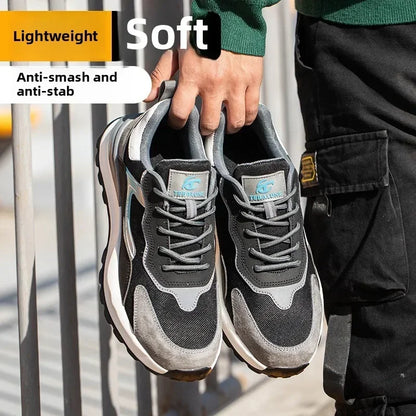 Safety Shoes with Steel Toe Caps Odor Prevention and Protection Shoes Insulated Shoes  Breathable Labor Protection Shoes