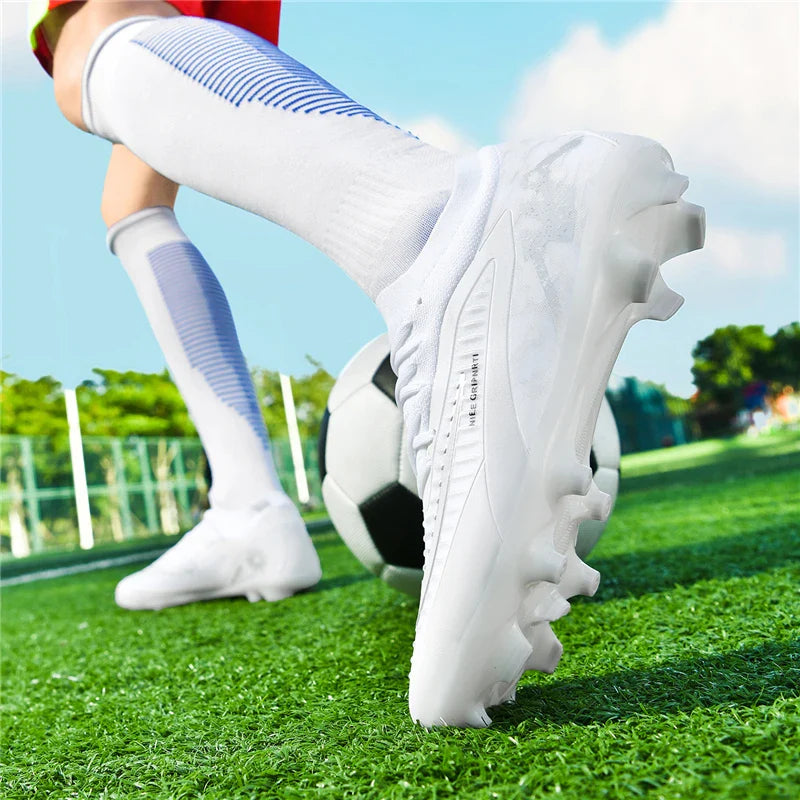 FG Mens Soccer Shoes High Quality Turf Soccer Cleats for Sneakers Training Football Boots Chuteira Campo 35-45