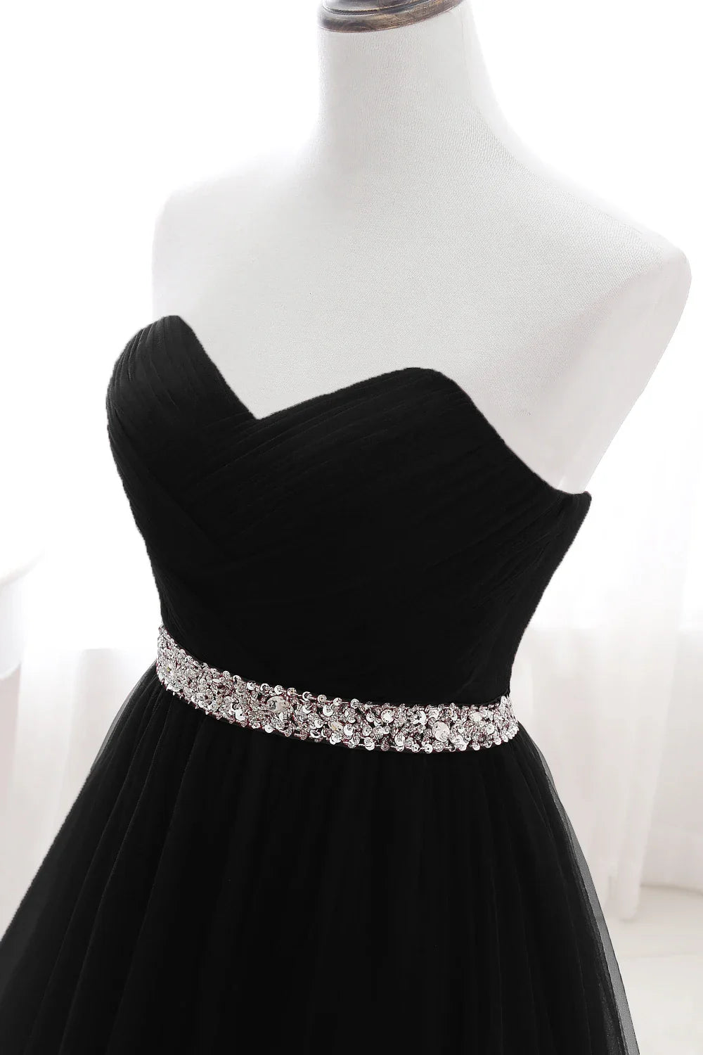 Vestidos de Noite de Tule Azul Royal com Renda, Cristais e Lantejoulas para Festa Formal de Noiva, Sexy, sem Mangas, Vestido de Baile, Branco, Borgonha