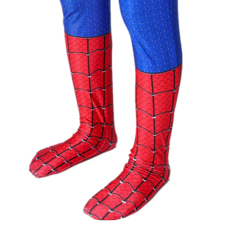 Kids Superhero Costume Extraordinary Masks Jumpsuit Boys Girls Halloween Party Outfit Breathable Full Body Cosplay Suit Festival