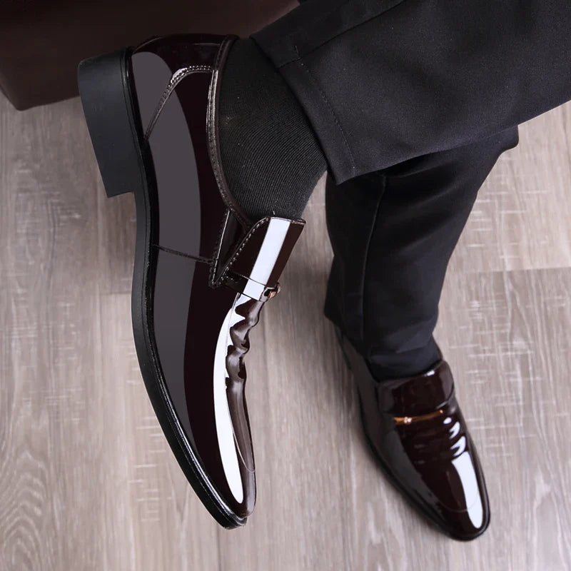 Men's Oxford Shoes British Style Business Formal Derby Fashion Comfortable Anti-Slip Casual Men's Footwear-2119