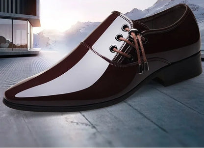 Leather Casual Social Shoe Male Official Business Gentleman New Men's Formal Shoes Footwear Suit 2025 Style Cheap Liquidation 39