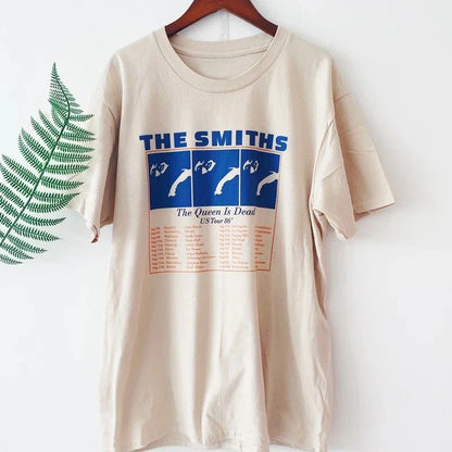 Camisetas The Smiths Tops Tees Retrô Feminina Pop Indie Punk Rock Banda Morrissey Nova Camiseta Masculina