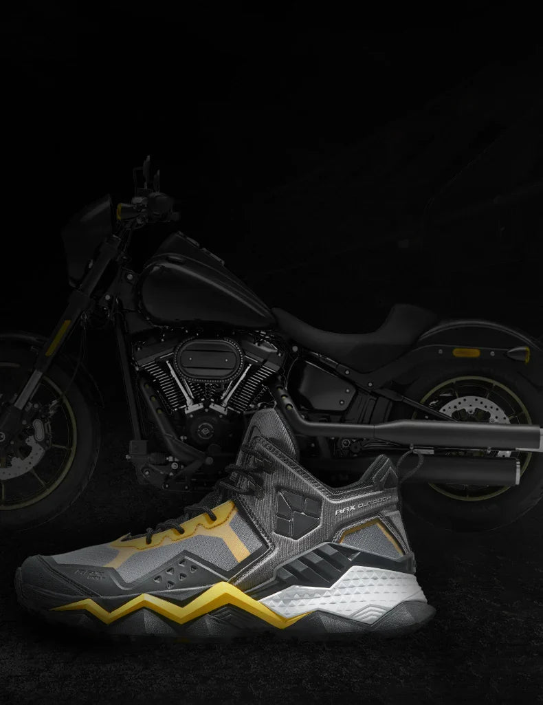 Men  Waterproof Hiking Shoes Breathable Hiking Boots Outdoor Trekking Boots Sports Sneakers Tactical Shoes