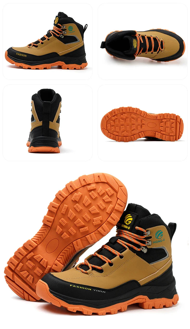 Men Safety Shoes Steel Toe Work Shoes Sneakers Anti-Smash Anti-piercing Work Boots Indestructible Protective shoes