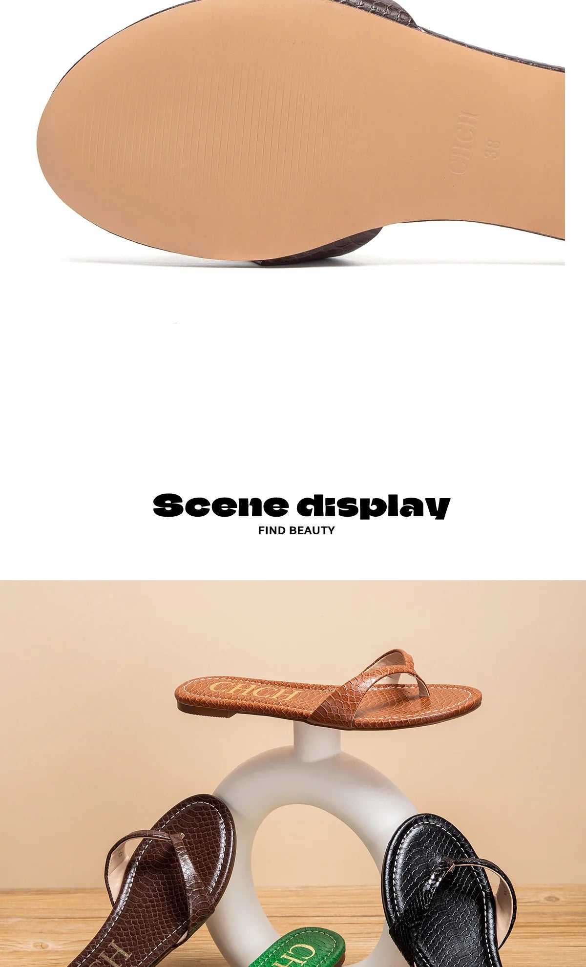 Woman Flip flops Summer Thin Bottom Comfortable Beach Walking Sandals Indoor and Outdoor For Girls