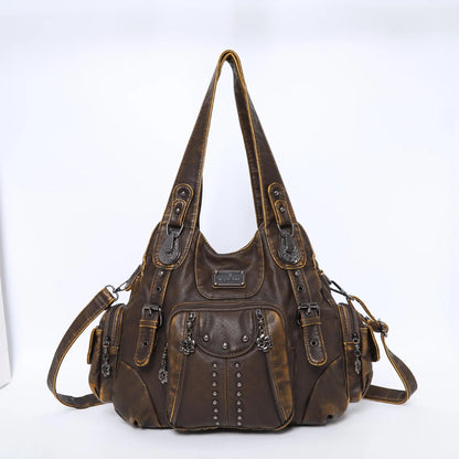 Women Fashion Handbags Women Shoulder Bags PU Leather Handbag Female Satchel Shoulder Purse Bag bolsa feminina
