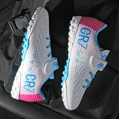 New Men Kids Football Boots Grass Boys Professional Non-Slip Ultralight Cleats Match Soccer Shoes Training Shoes Drop Shipping