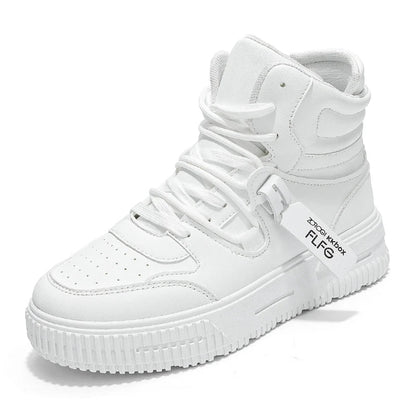Novos Tênis Masculinos da Moda Confortáveis Macios Antiderrapantes Sola Resistente ao Desgaste Sapatos Casuais Masculinos Botas de Tornozelo Skate de Inverno Preppy