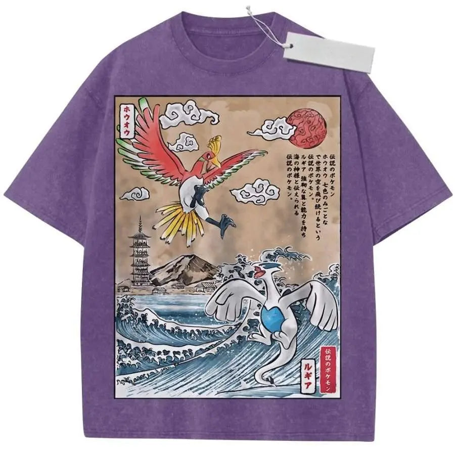 T Shirt Man Women Anime Short Sleeve Tee Summer 2026 Streetwear Casual Tops Y2k Clothes