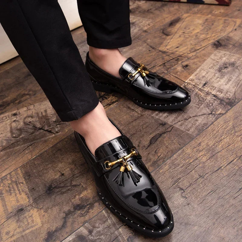 Men loafers Mens loafers leather Man shoes leather tassel Mocassin homme Calzado hombre Zapatos de hombre Men shoes