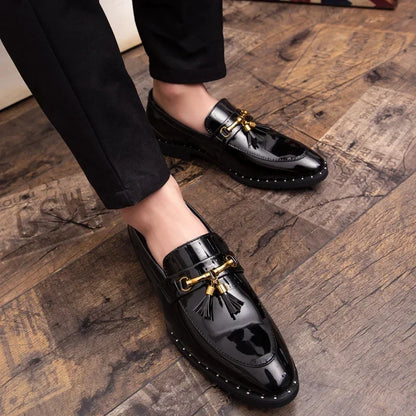 Men loafers Mens loafers leather Man shoes leather tassel Mocassin homme Calzado hombre Zapatos de hombre Men shoes