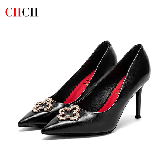 Woman's High Heels  New High Quality Pointed Shoes Business Commuter Girls Shoes Banquet Party Shoes 9cm