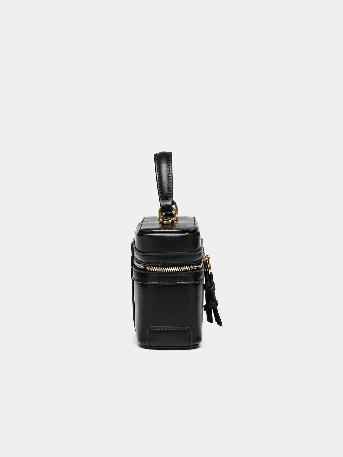 Fashionable versatile box bag brown one shoulder trendy hand-held hard fashionable small square bag