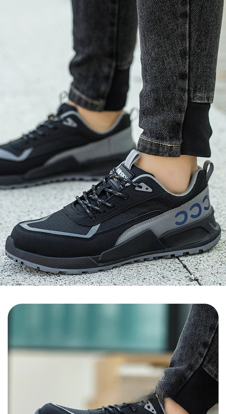Labor Protection Shoes Men's Anti Smashing Anti Piercing Work Shoes Insulated 10KV Wear-resistant Electrical Shoes Safety Shoes