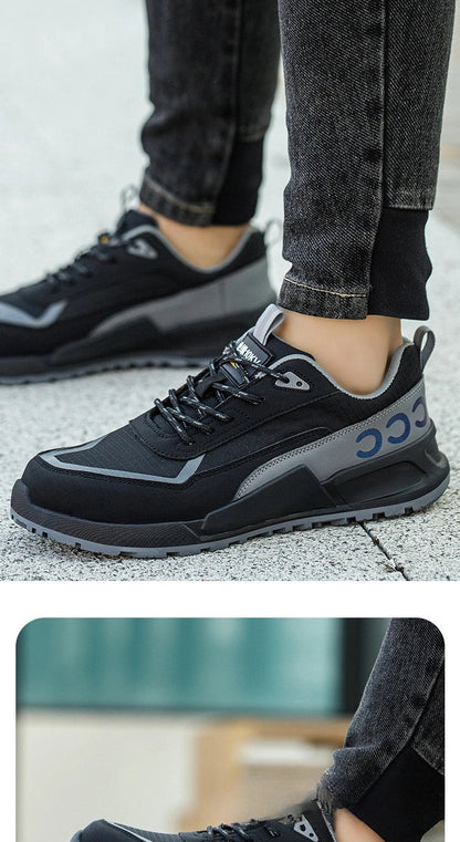 Labor Protection Shoes Men's Anti Smashing Anti Piercing Work Shoes Insulated 10KV Wear-resistant Electrical Shoes Safety Shoes