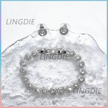 2025 EU high quality jewelry set exquisite luxury wedding jewelry simple and elegant jewelry set