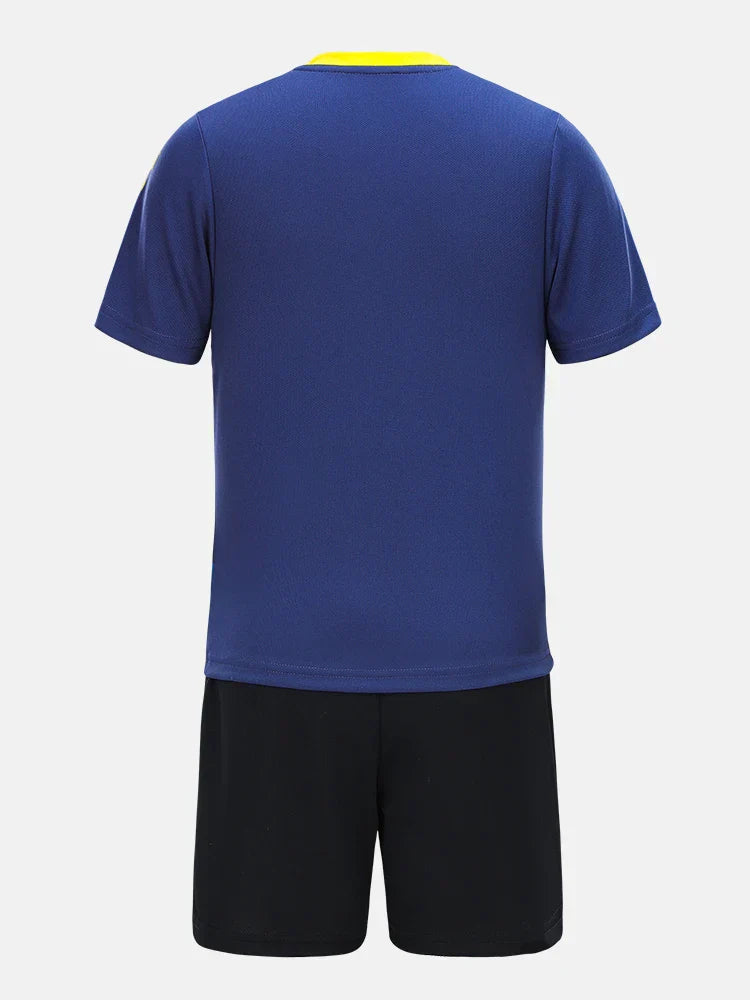 Custom Kids Soccer Jersey Goalkeeper Soccer Jerseys Team Suis Short-sleeve Training Breathable Boys football  8251ZB3003