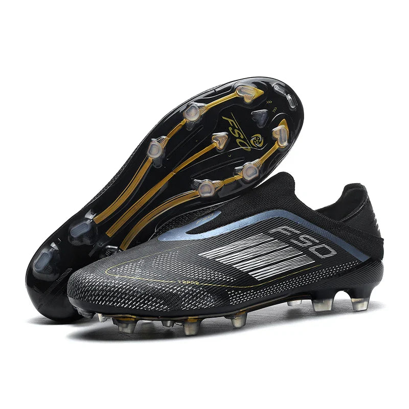 Men Football Boots Long Spikes Match Futsal Soccer Shoes Training TF Ultralight Indoor Sneakers Breathable Cleats Drop Shipping