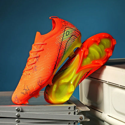 New Men's Football Boots Wholesale Cleats Non-Slip Sneakers Training Soccer Shoes Top Quality FG Drop Shipping Unisex Adult