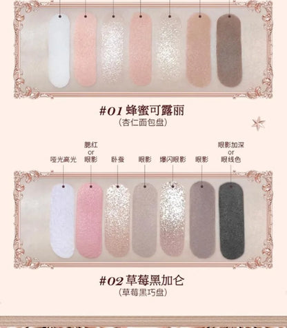 Strawberry Cupid Professional Makeup Set For Women Full Kit Gift Box Eyeshadow Lip Cream Blush Compact Powder Sets