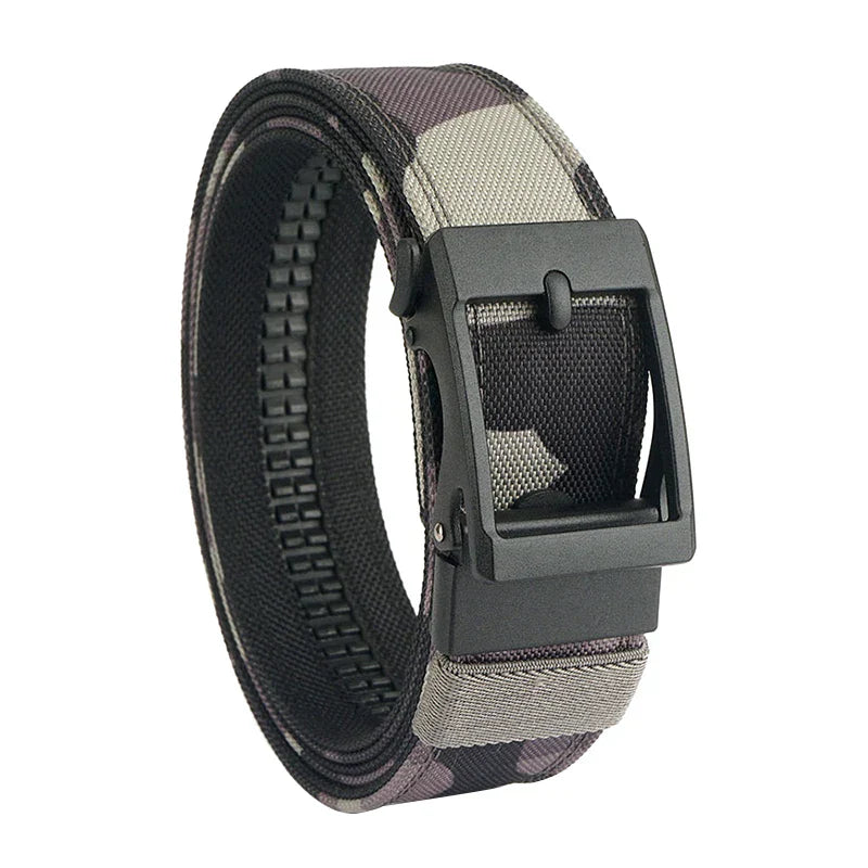 New Hard Tactical Belt for Men Metal Automatic Buckle IPSC Gun Belt 1100D Nylon Military Belt Outdoor Sports Girdle Male