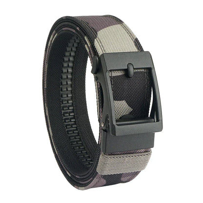 New Hard Tactical Belt for Men Metal Automatic Buckle IPSC Gun Belt 1100D Nylon Military Belt Outdoor Sports Girdle Male