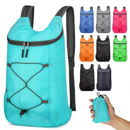 New Unisex Backpack Lightweight Folding Multi Color Outdoor Backpack Spring Fashion Mini Tote Bag