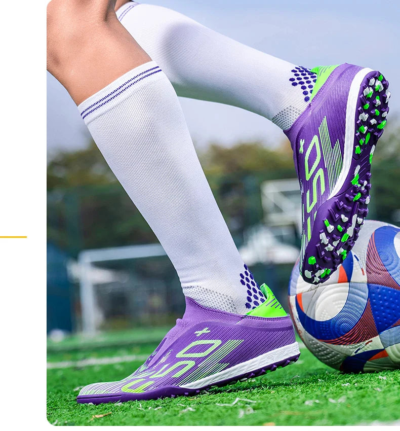 New Men's Soccer Shoes Grass Cleats Futsal Non Slip Indoor Ultralight Fg Turf Football Boots Sport Comfortable Adult Non-Slip
