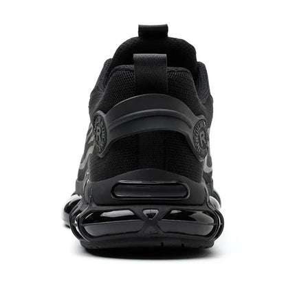 Men's Safety Shoes Air Cushion Protection Safety Boots Fashionable Casual Shoes Breathable Odor Protection Men's Work Shoes