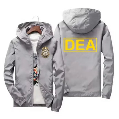 2026 Spring Men's Fashion Casual Windproof and Waterproof Outdoor Mountaineering Sport Hooded Zip-Up Jacket Top