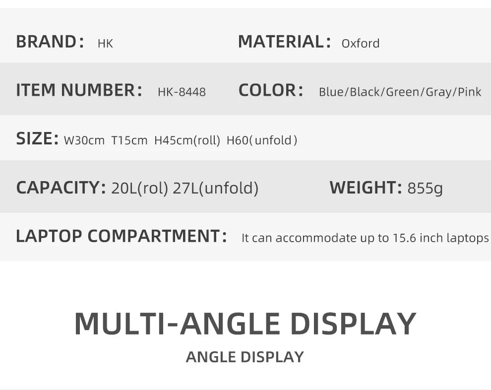 Large 15.6 Inch Laptop Backpack Men Anti-Theft Travel Backpack for Business University Bicycle School Backpack With USB Port