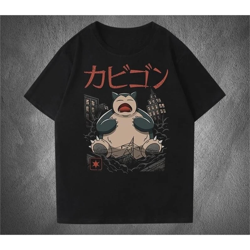 Charizard unisex 100%cotton Tshirt O-neck Short sleeve 2026 summer New Men's Harajuku graphics shirt