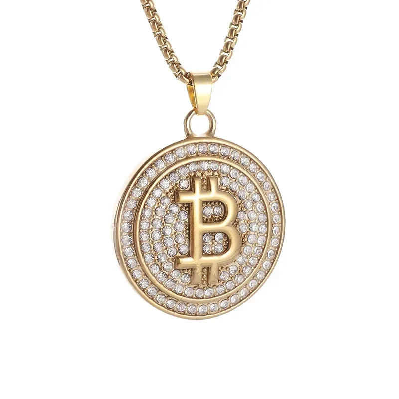 Stainless Steel 100 Dollar Bill Pendant Necklace for Men Women Fashion Lucky Wealth Jewelry Exquisite Gift